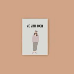 Postkaart Mo vint toch / Atelier Moomade